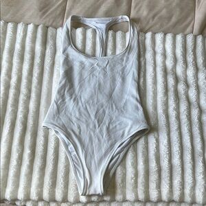 Aerie White One Piece Swimsuit